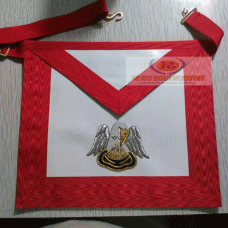 Masonic AASR collar 18th degree Master of Ceremonies Knight Rose Croix