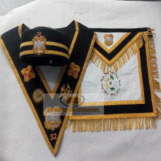 AASR 32nd degree Collar, Collar & crown 