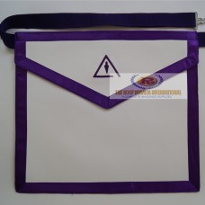 Masonic RSM Apron purple 