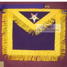 Masonic OES Apron with fringe 