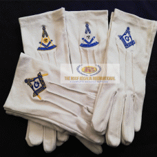 Masonic Cotton Gloves 