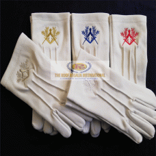 Masonic Cotton Gloves 