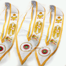 Masonic French rite Sashes 33 degree 