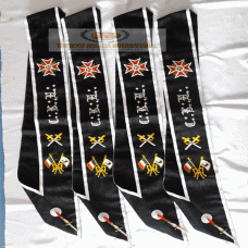 Masonic French rite Sashes 30 degree handmade 