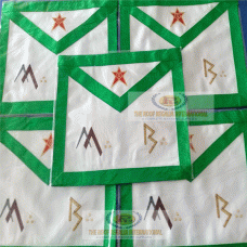 Masonic French rite Mb Master Apron 