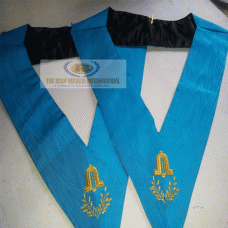 Masonic French rite Officer Collar 