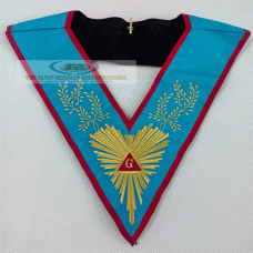 Masonic French rite Worship master Collar 