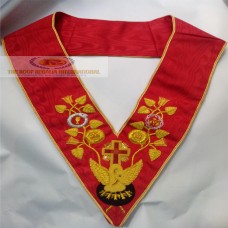 Rose Croix 18 degree Collar red 